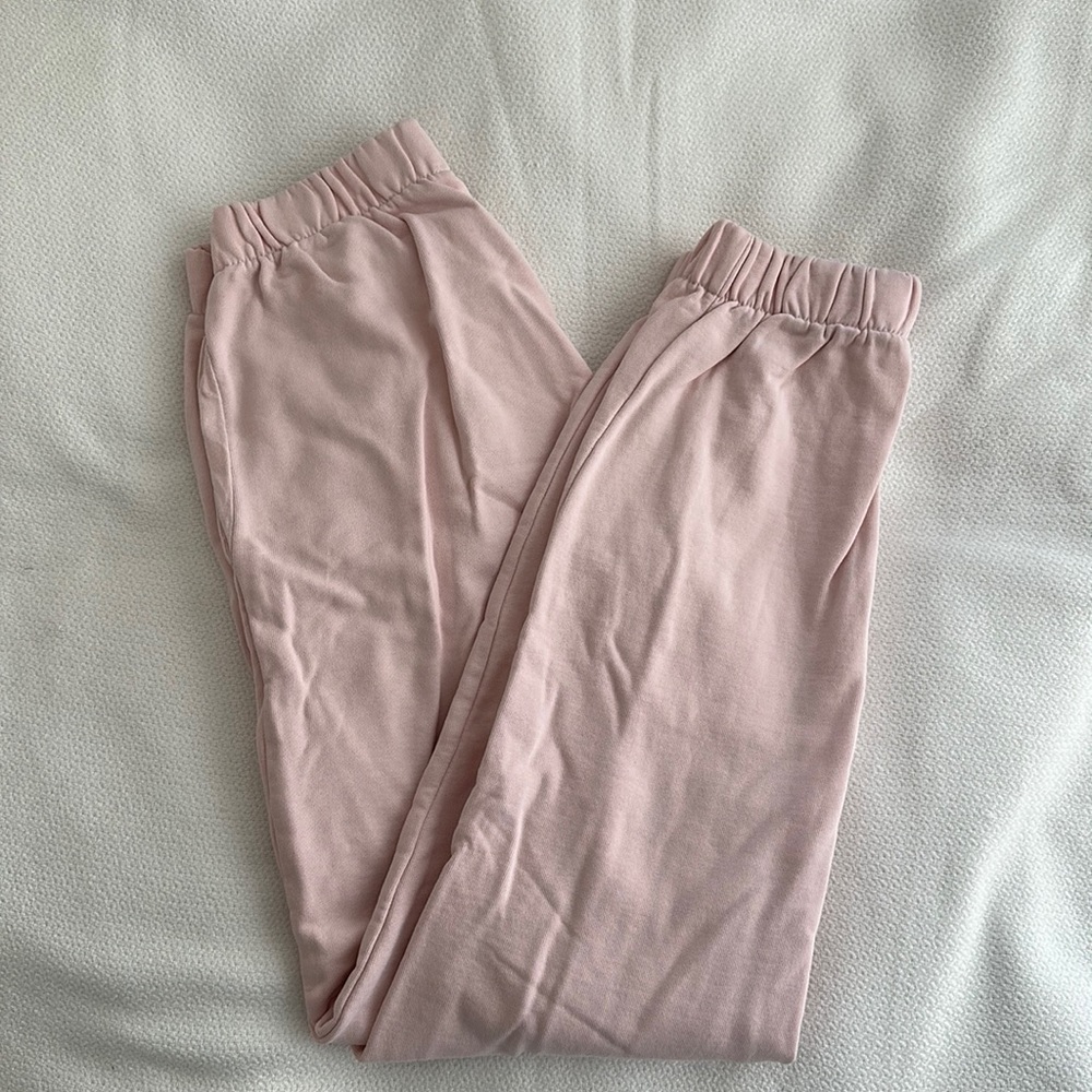 Brandy Melville Baby Pink Sweatpants